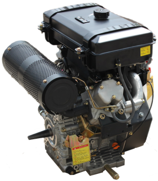 Goldmoto Dizel Motor GM2V88 20Hp - Uzun Konik 2v870