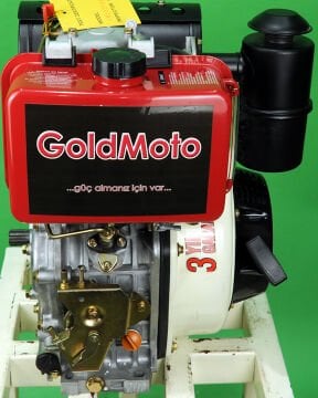 GoldMoto GM192FBEN-H Dizel Motor 12 Hp Marşlı Krank Mili Frezeli