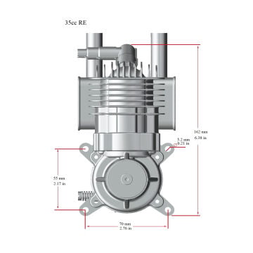 BENZİNLİ MOTOR 35cc 4.1hp