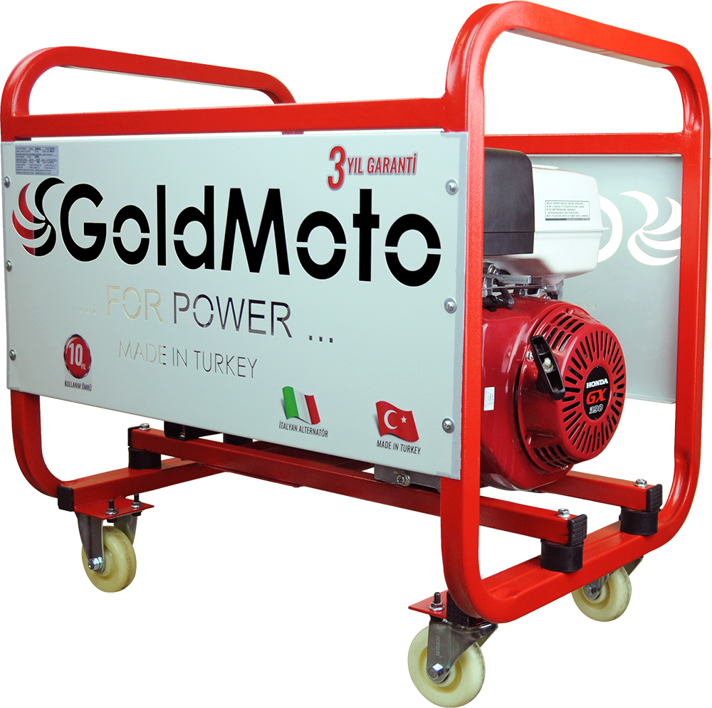 GoldMoto GM9.5BJH Benzinli Jeneratör Monofaze