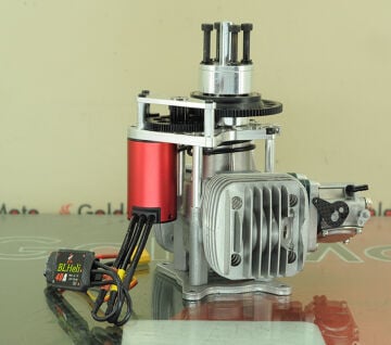 BENZİNLİ MOTOR 70cc 7.9hp ÇİFT SİLİNDİRLİ - MARŞLI