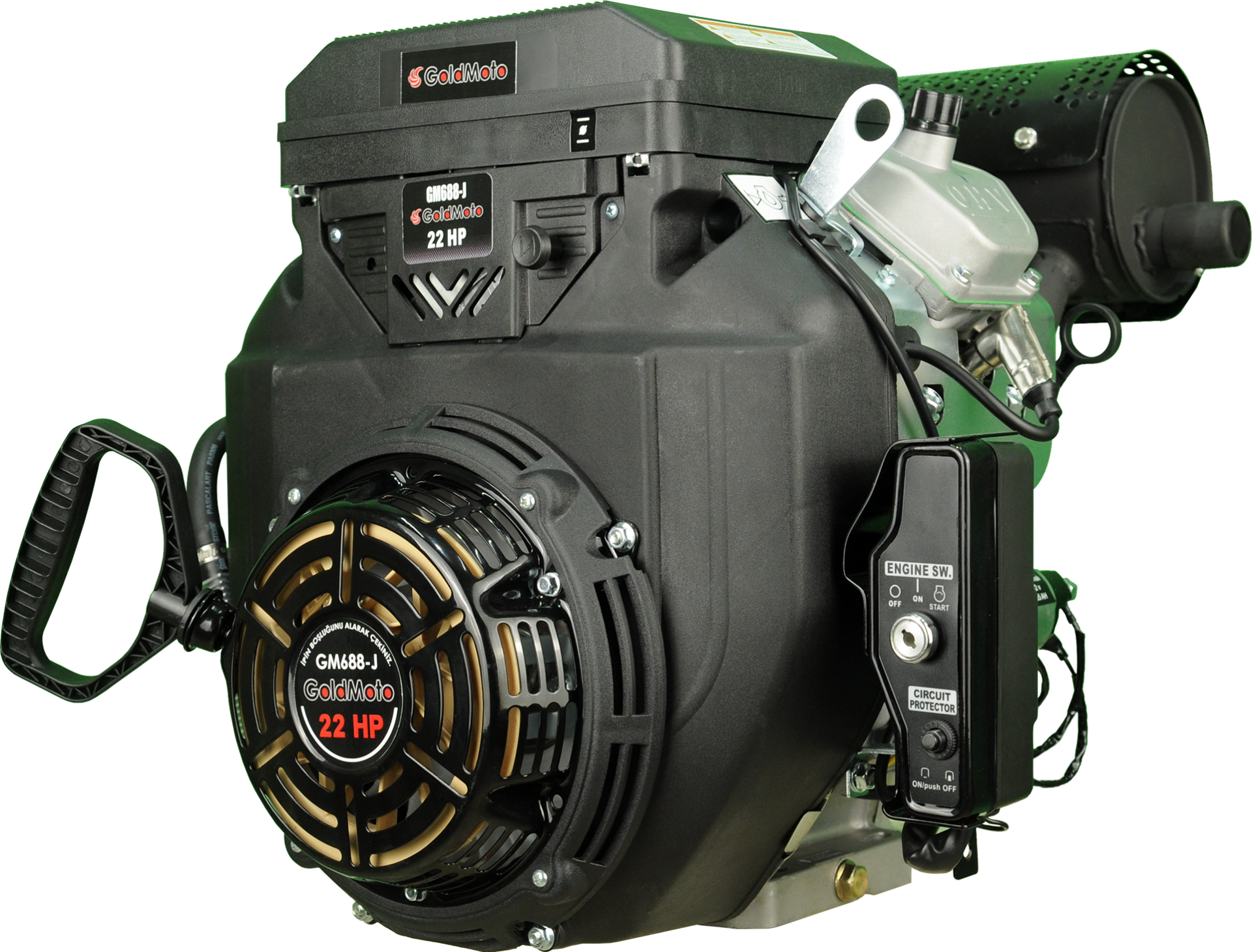 BENZİNLİ MOTOR 688cc 22HP - KAMALI Q1 25.4