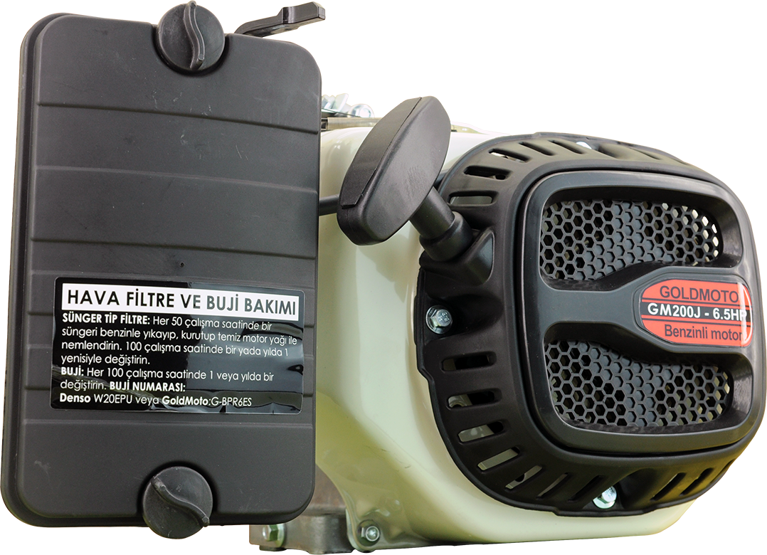 Benzinli Motor 6.5 Hp İpli Krank Mili Krank Mili Konik GM200J