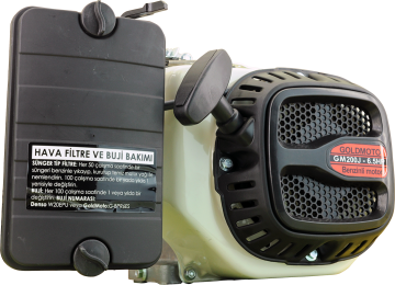 Benzinli Motor 6.5 Hp İpli Krank Mili Krank Mili Konik GM200J