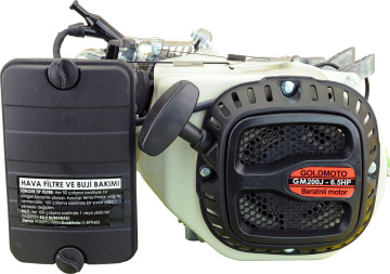 Benzinli Motor 6.5 Hp İpli Krank Mili Krank Mili Konik GM200J
