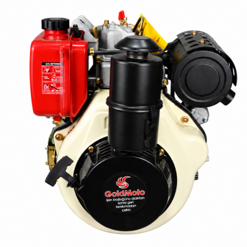GoldMoto GM192FBE-G7 Dizel Motor 12 Hp Marşlı Krank Mili Konik