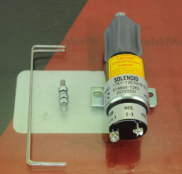 Stop Selonoid Bobini 12V 2 Kablolu Kafadan Flanşlı ST4860-12K2