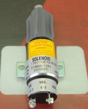 Stop Selonoid Bobini 12V 2 Kablolu Kafadan Flanşlı ST4860-12K2