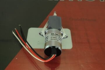 Stop Selenoid Bobini 12V 3 Kablolu Kafadan Flanşlı ST4860-12K3