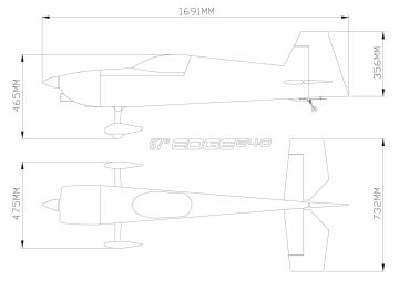 EDGE 540 67'' 1.7M GRİ YEŞİL BEYAZ