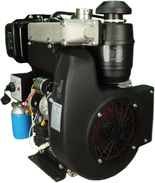 GoldMoto GM292F-G1 Dizel Motor 22.4 Hp Marşlı Krank Mili Konik Uzun