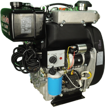GoldMoto GM292F-G2 Dizel Motor 22.4 Hp Marşlı Krank Mili Konik Kısa