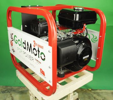 GoldMoto GM4.4BJBSV Benzinli Jeneratör 4kVA Monofaze