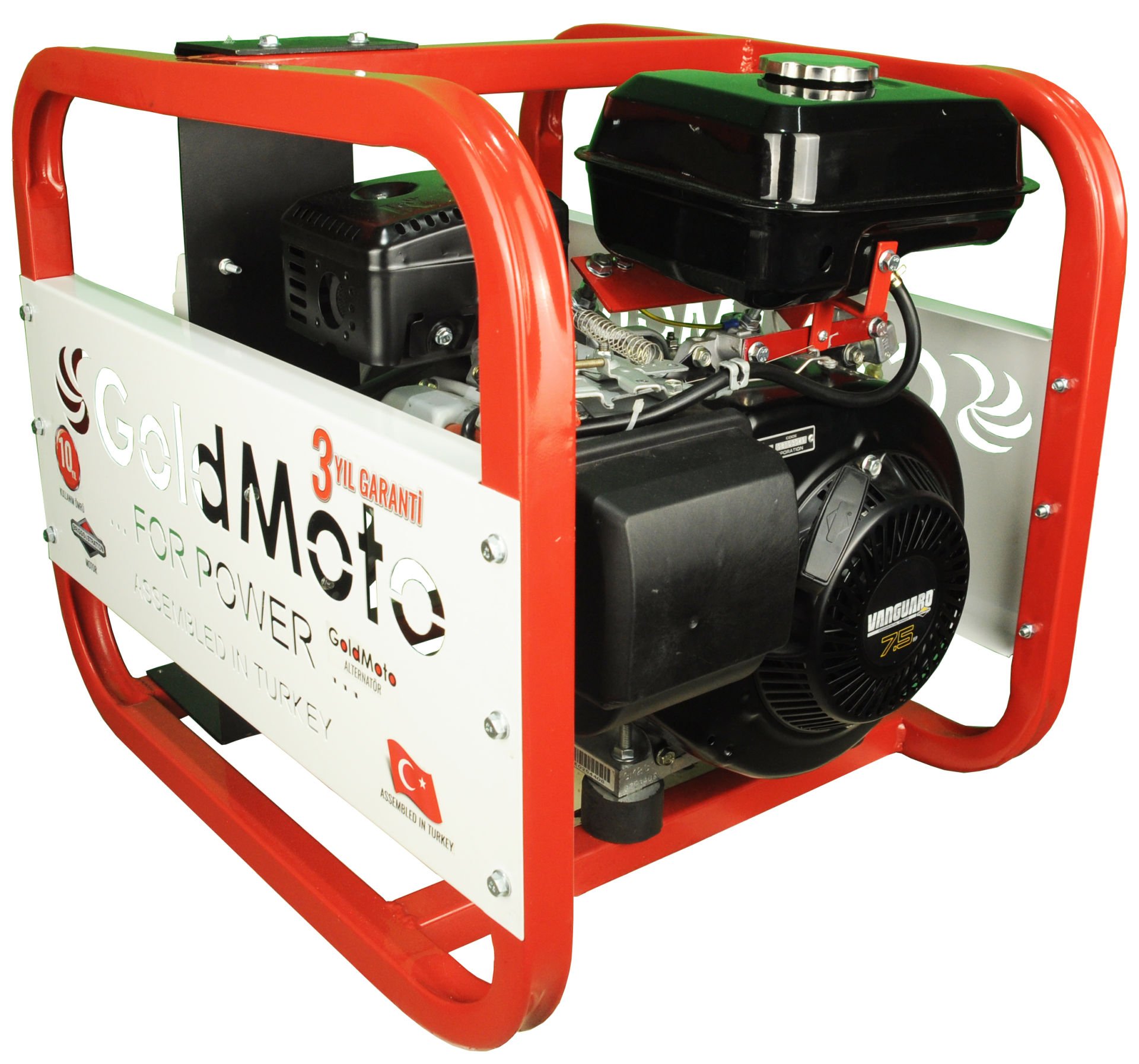 GoldMoto GM4.4BJBSV Benzinli Jeneratör 4kVA Monofaze
