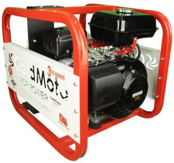 GoldMoto GM4.4BJBSV Benzinli Jeneratör 4kVA Monofaze