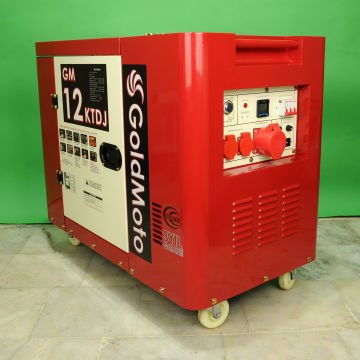 GoldMoto GM12KTDJ Dizel Jeneratör 10Kva Trifaze Marşlı Kabinli