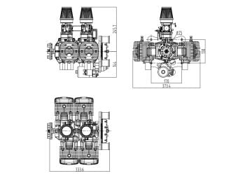 BENZİNLİ MOTOR 550cc - 45hp