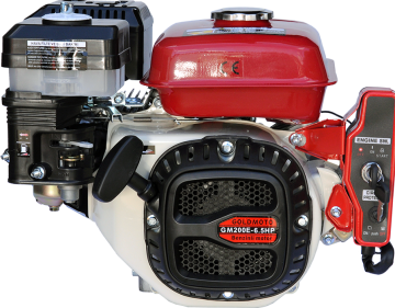 Benzinli Motor 6.5 Hp Marşlı Krank Mili Kamalı GM200E