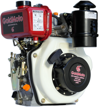 GoldMoto GM170F-G2 Dizel Motor 5 Hp İpli Krank Mili Konik Kısa