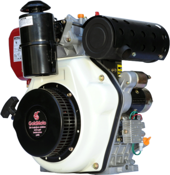 GoldMoto GM186FAE-G2 Dizel Motor 10 Hp Marşlı Krank Mili Konik Kısa