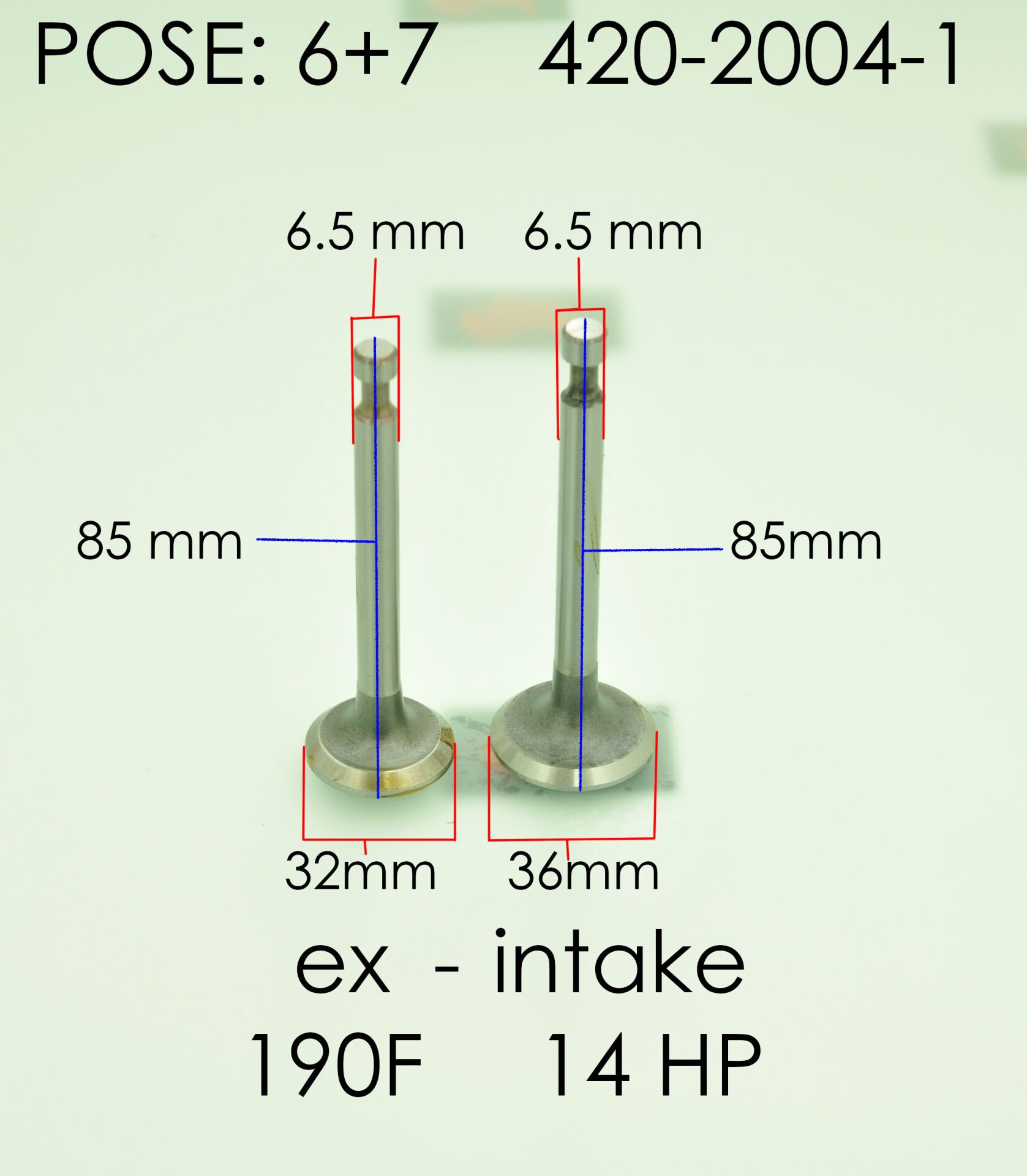 Subap Emme Ve Egzoz Takım 420 440 420-2004-1