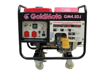 GoldMoto GM4.5DJ Dizel Jeneratör 4.5kVA Monofaze Marşlı
