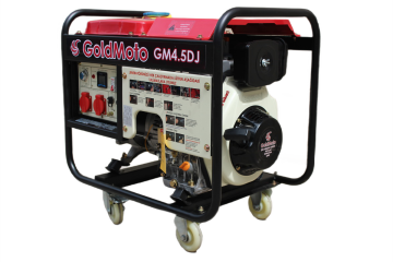 GoldMoto GM4.5DJ Dizel Jeneratör 4.5kVA Monofaze Marşlı