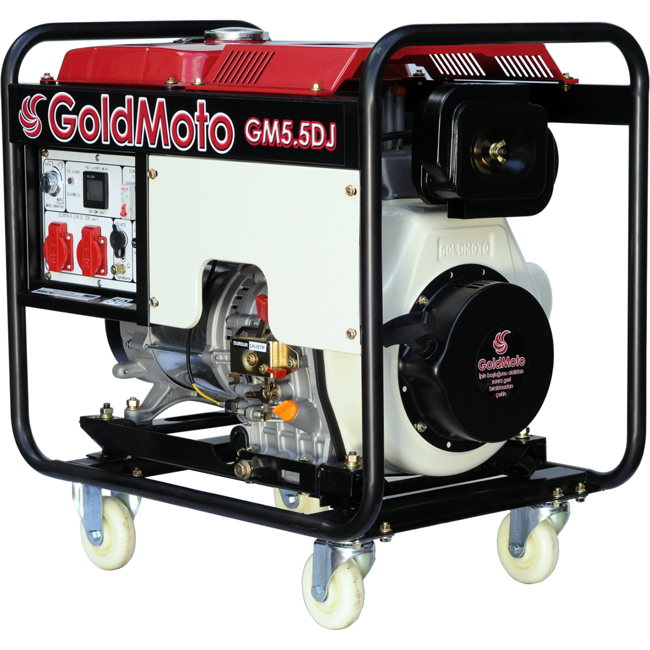 GoldMoto GM5.5DJ Dizel Jeneratör 6,25 Kva Monofaze Marşlı