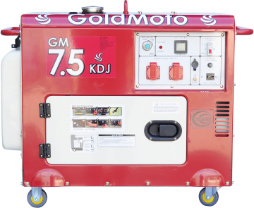 GoldMoto GM7.5KDJ Dizel Jeneratör 6.9Kva Monofaze Marşlı Kabinli