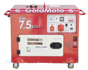 GoldMoto GM7.5KTDJ Dizel Jeneratör 6.9Kva Trifaze Marşlı Kabinli