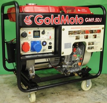 GoldMoto GM9.5DJ Dizel Jeneratör 8.7Kva Monofaze Marşlı