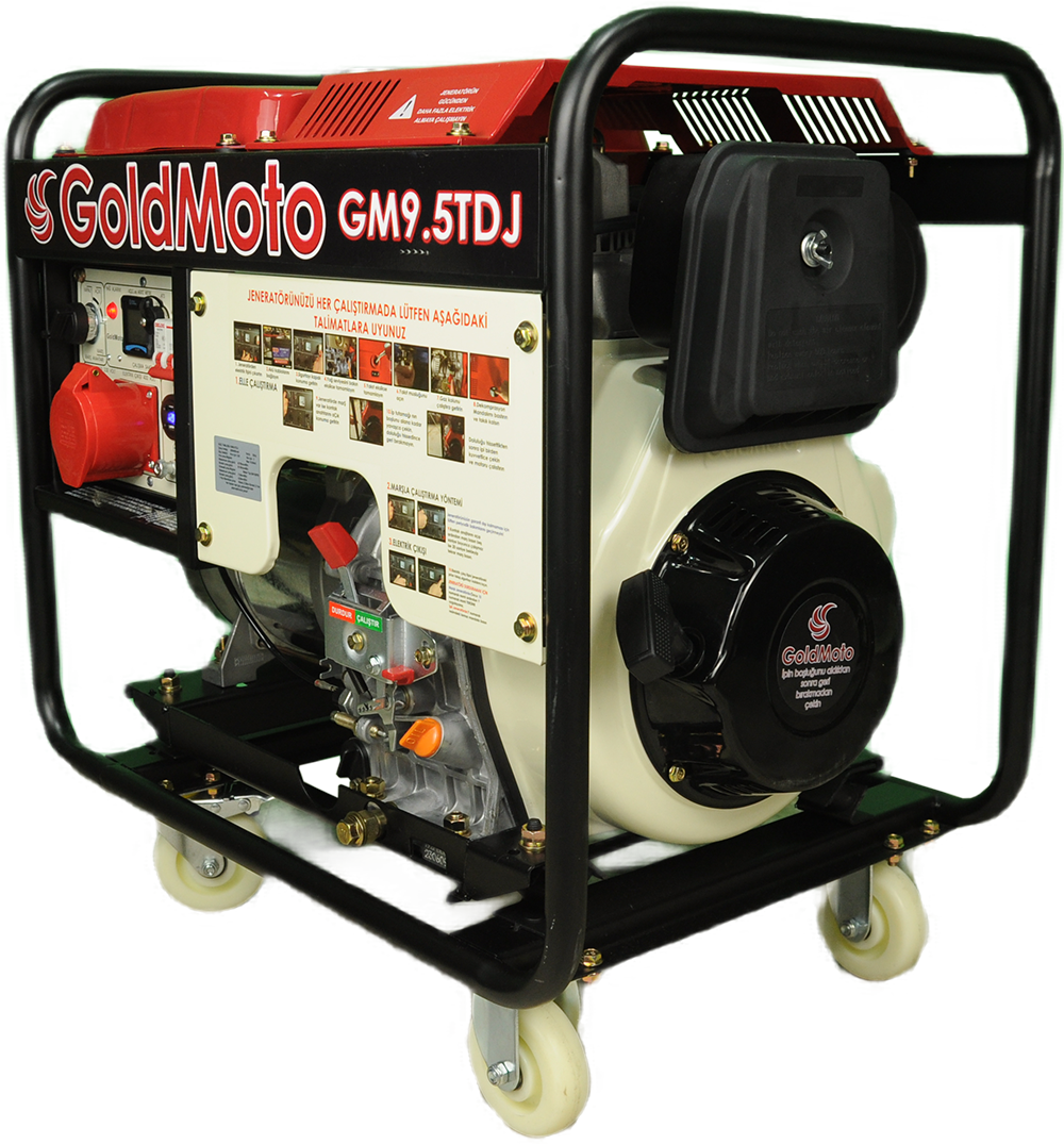GoldMoto GM9.5TDJ Dizel Jeneratör 8.7Kva Trifaze Marşlı