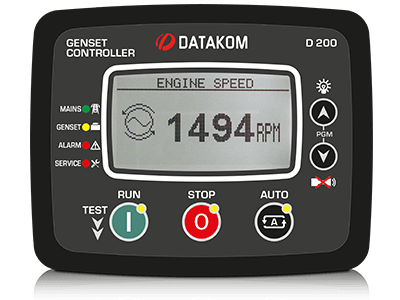 Datakom D200MK2CAN Web Tablanlı Gelişmiş Jeneratör Kontrol Cihazı
