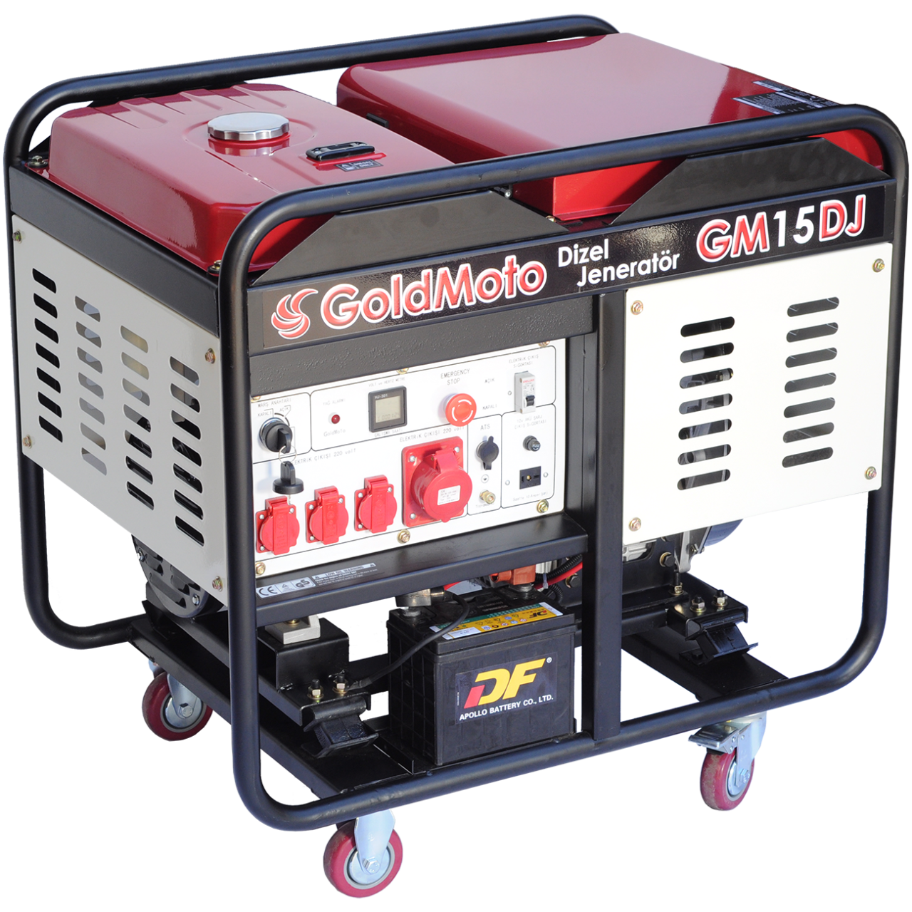 GoldMoto GM15DJ Dizel Jeneratör 17kVA Monofaze Marşlı