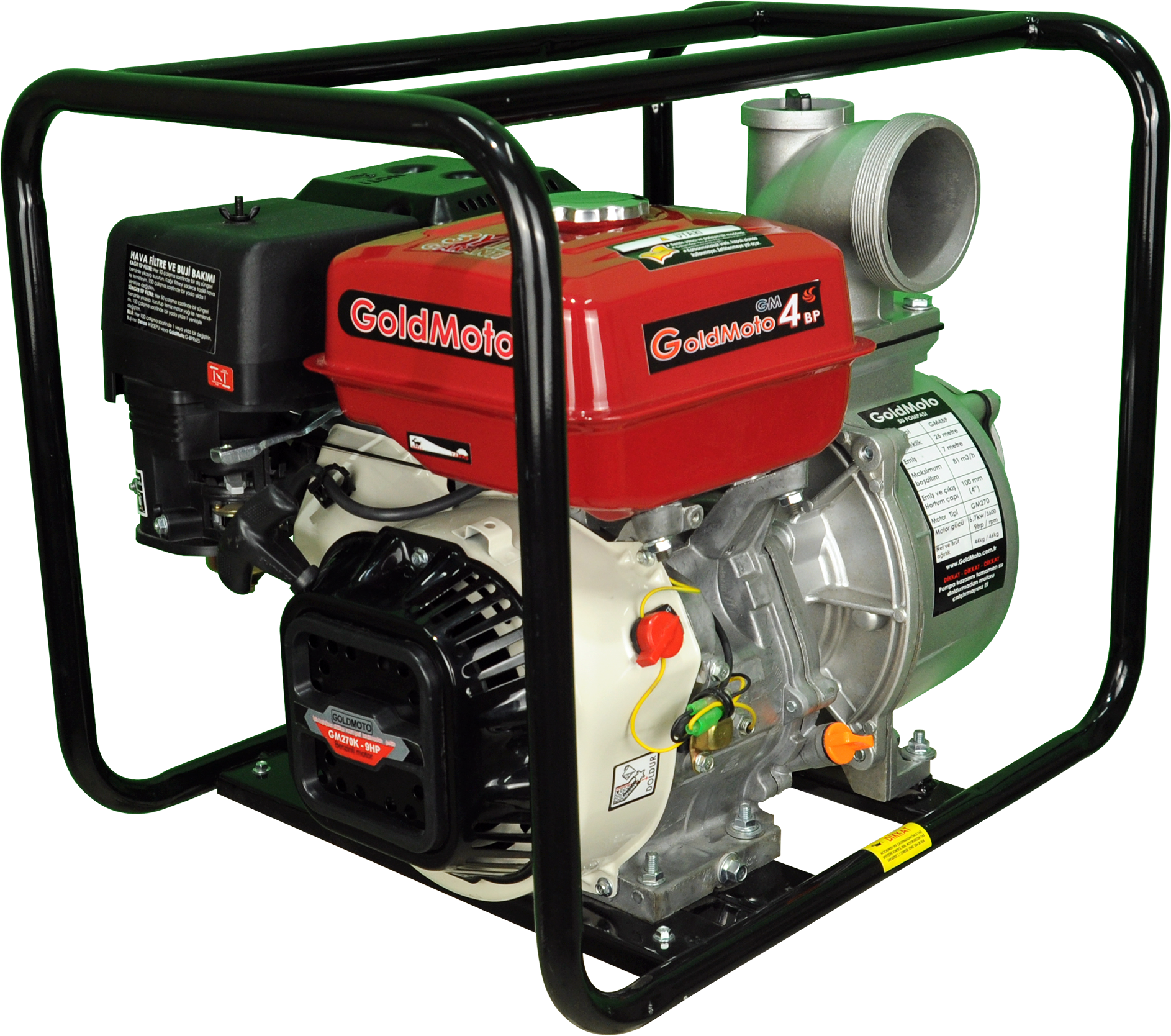 GoldMoto GM4BP Benzinli Su Pompası 4''