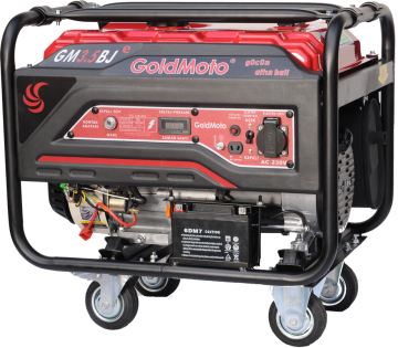 GoldMoto GM3.5BJE Benzinli Jeneratör 3,5 Kva Monofaze Marşlı