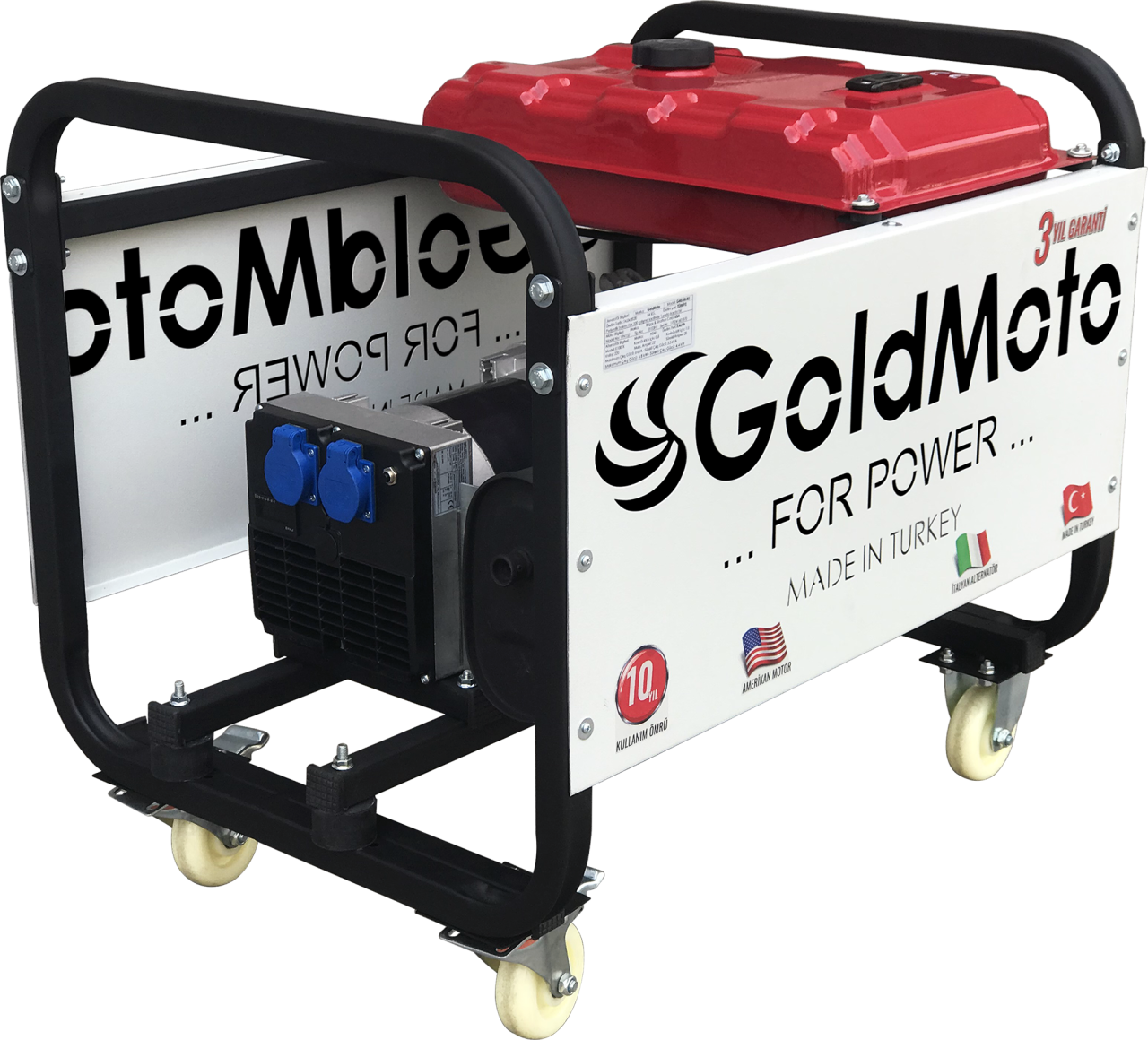 GoldMoto GM5.5BJBS Benzinli Jeneratör 5.9kVA Monofaze