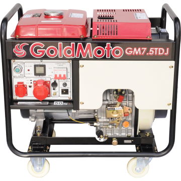 GoldMoto GM7.5TDJ Dizel Jeneratör 6.9Kva Trifaze Marşlı