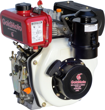 GoldMoto GM170FE-G5 Dizel Motor 5 Hp İpli ve Marşlı Krank Mili Konik ve Kamalı