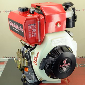 GoldMoto GM186FAEN-G7 Dizel Motor 10 Hp Marşlı Krank Mili Konik