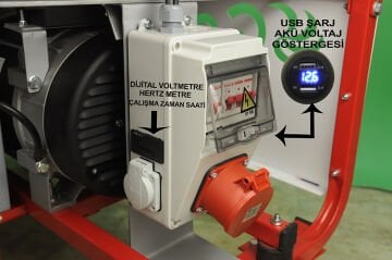GoldMoto GM17BJG Benzinli Jeneratör 16.7kVA Monofaze Marşlı DJI T30 T40 T50 hızlı şarj için