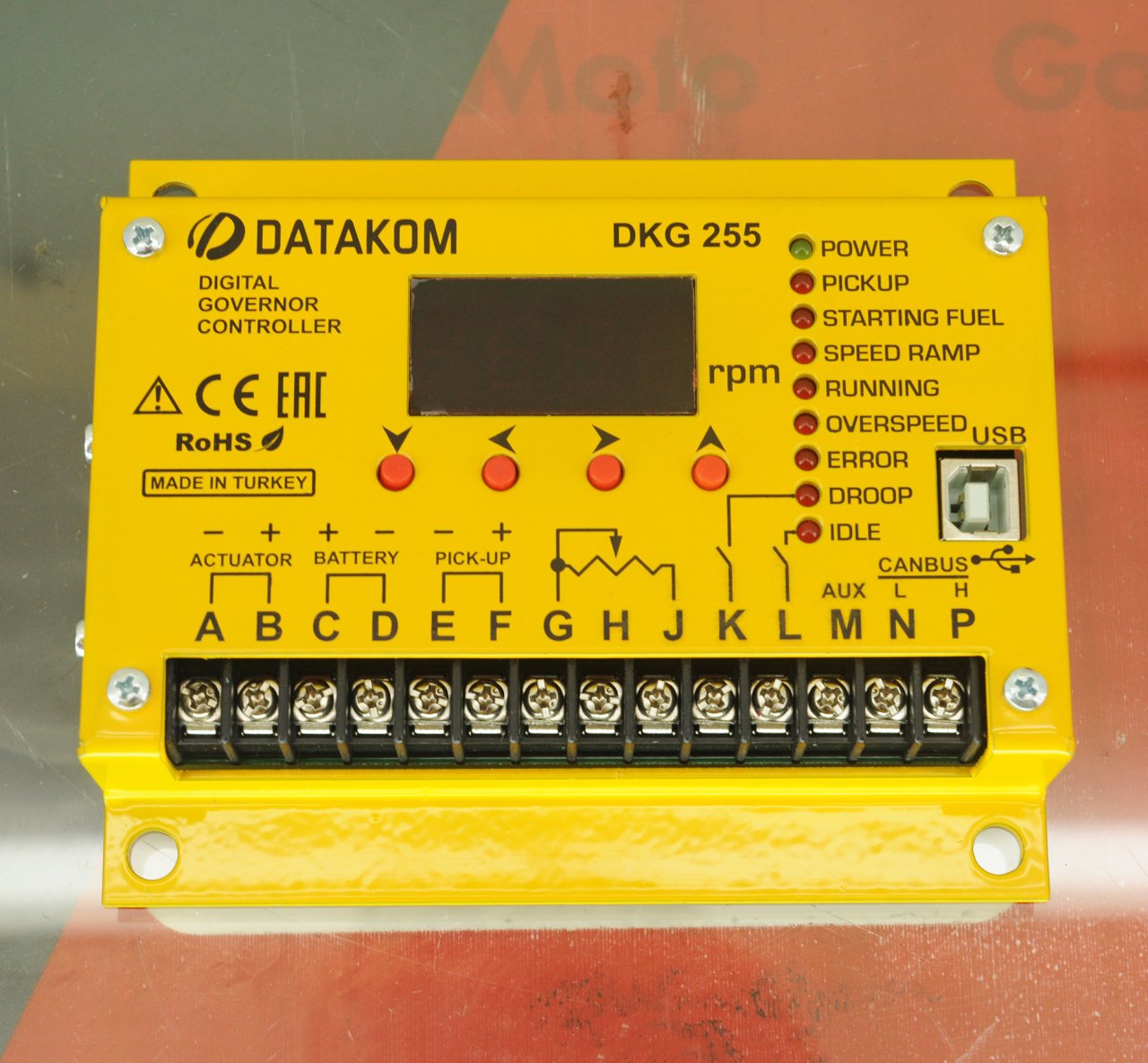 Datakom DKG255 Dijital Governor Cihazı