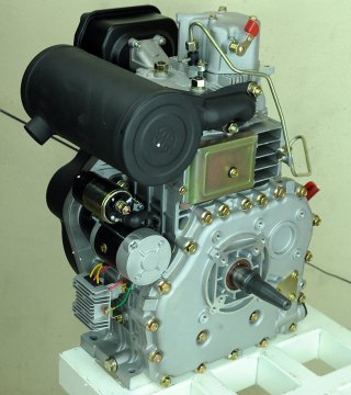 GoldMoto GM1100F-G1A Dizel Motor 15Hp Marşlı Krank Mili Konik