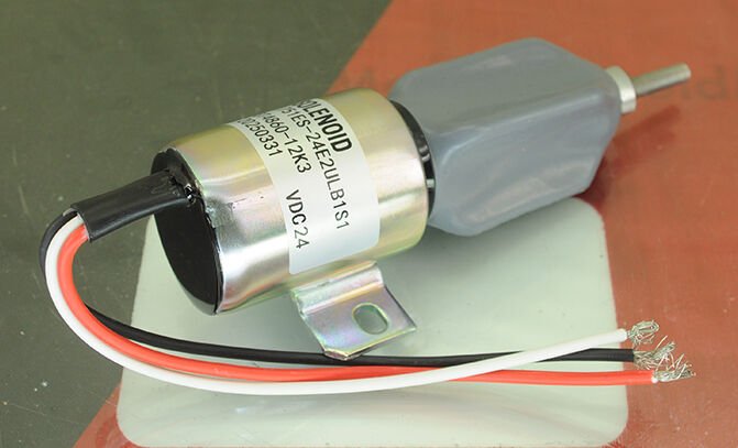Stop Selonoid Bobini 12V 3 Kablolu Alttan Flanşlı ST4860-12C