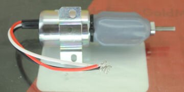 Stop Selonoid Bobini 12V 3 Kablolu Alttan Flanşlı ST4860-12C