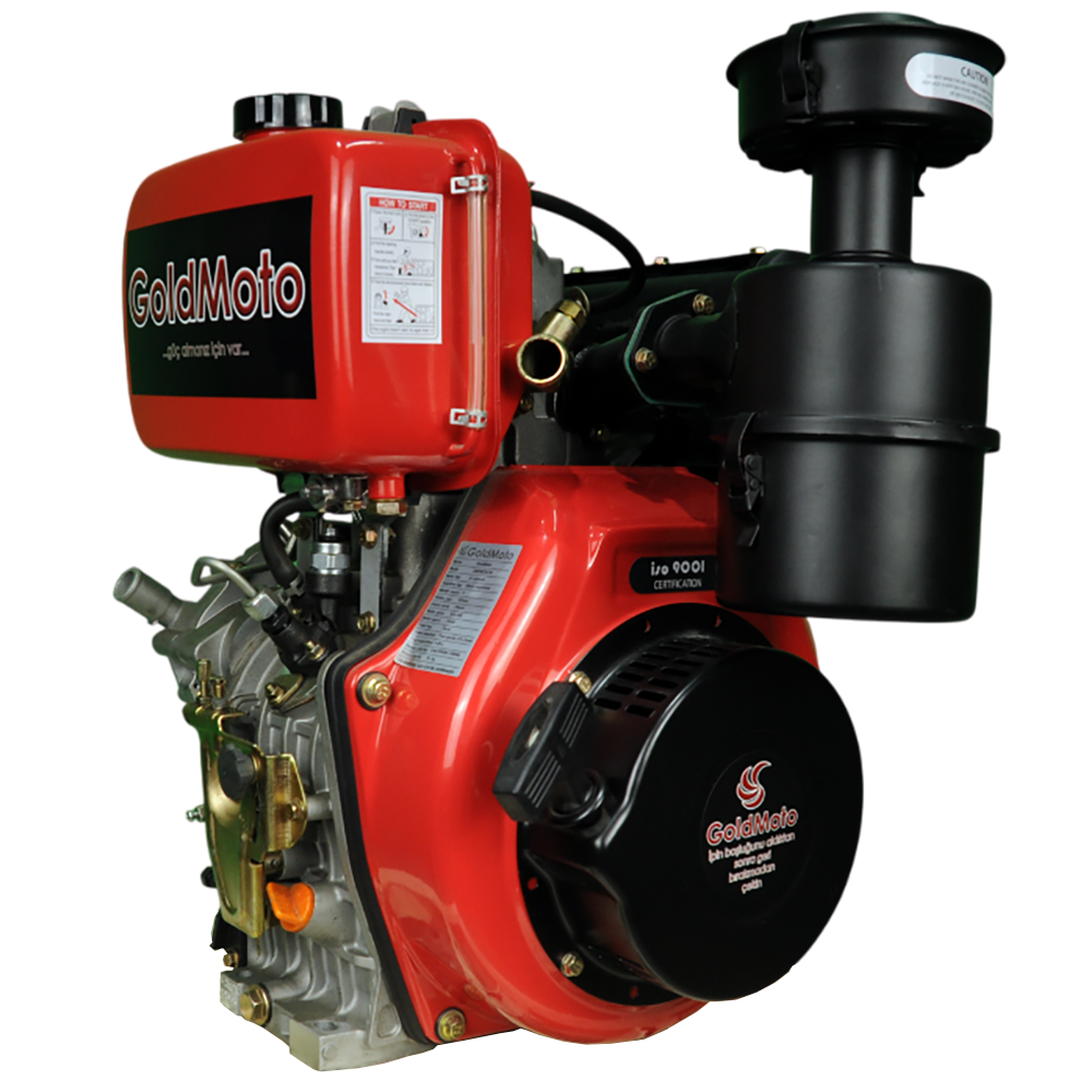 GoldMoto GM192SU Dizel Motor 12Hp Marşlı Su Soğutmalı