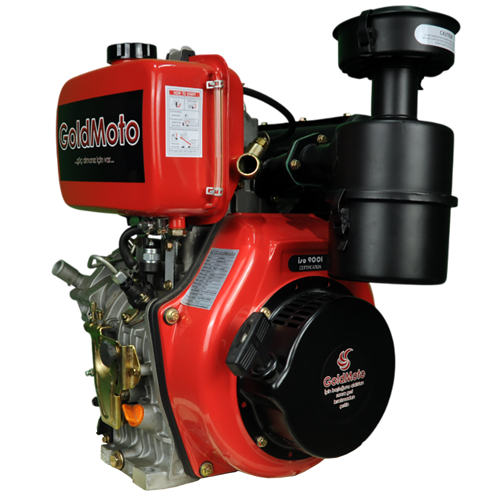 GoldMoto GM192SU Dizel Motor 12Hp Marşlı Su Soğutmalı