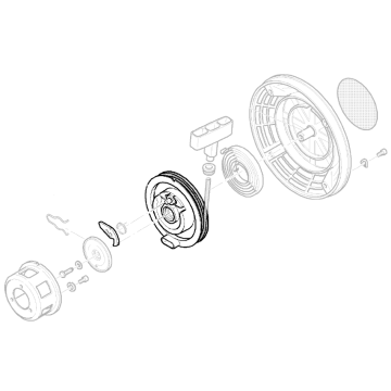 Hatz İp Sarıcı Kasnak 1B20, 1B30, 1B40, 1B50 HZ01548800